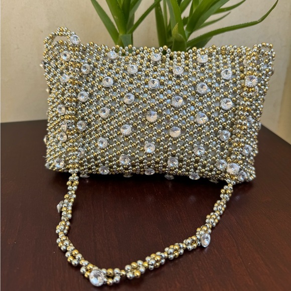 Hand Crafted Handbags - Evening purse Wedding purse handmade Fancy bag beaded handbag Elegant handbag